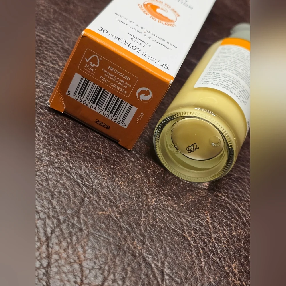 NWT REN Radiance Glow And Protect Vitamin‎ C Serum 1.02fl Oz